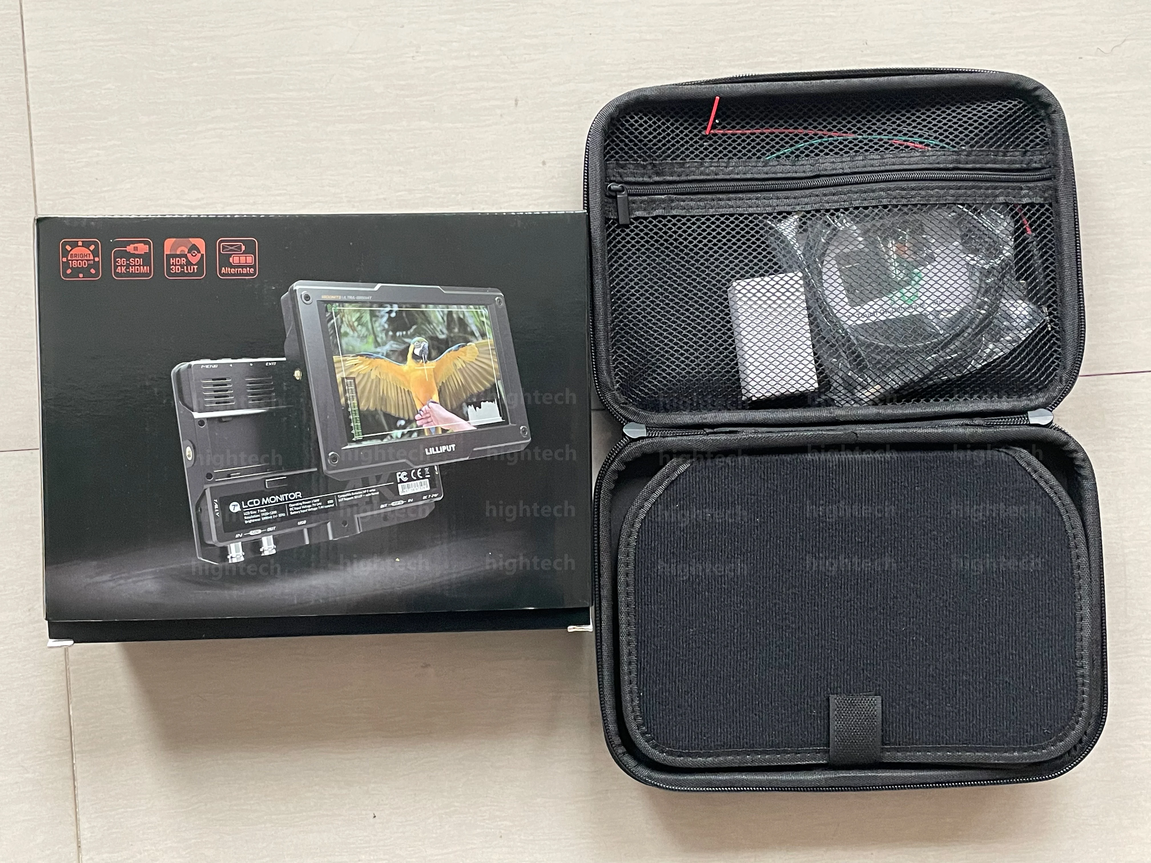 H7S 7 inch 1800nits ultra bright HDMI-compatible SDI on-camera monitor