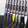 Permanent Paint Pens set for Rock Painting, Stone, Ceramic, Glass, Wood, Canvas 0.7mm Acrylic Paint Markers Extra-fine Tip 3