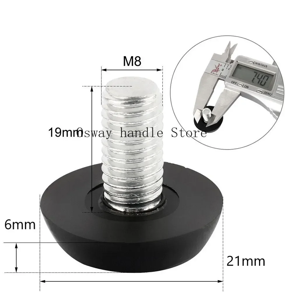 20개 조절 가능한 가구 레벨링 피트 21mm 베이스 가정용 사무실 가구 글라이드 레벨러 소파 테이블 의자 캐비닛 무거운 책상용