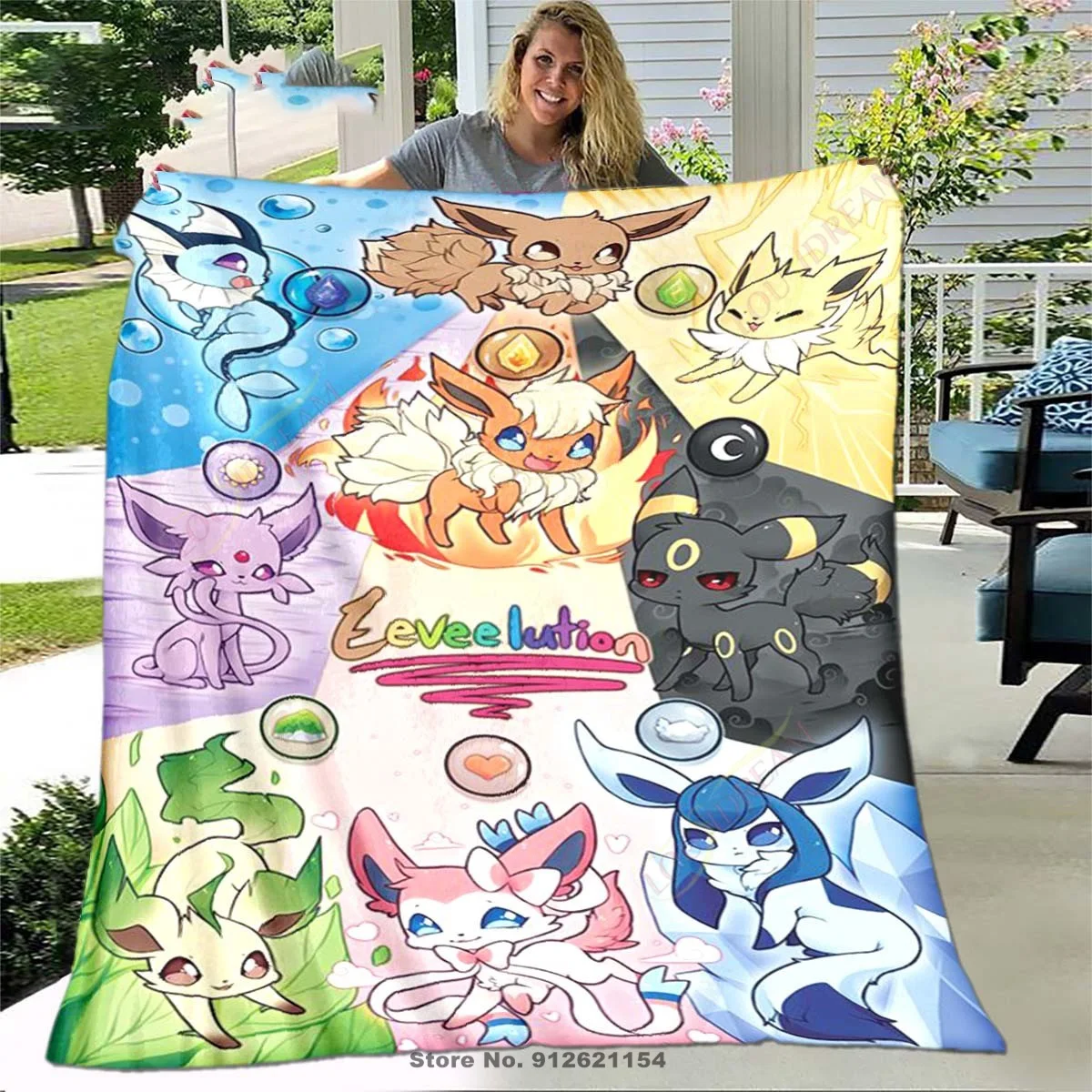 New Pokemon Animation Battle Card Original Fleece Flannel Lamb Blanket Home  Decoration Lunch Break Blanket Children Soft Blanket - AliExpress