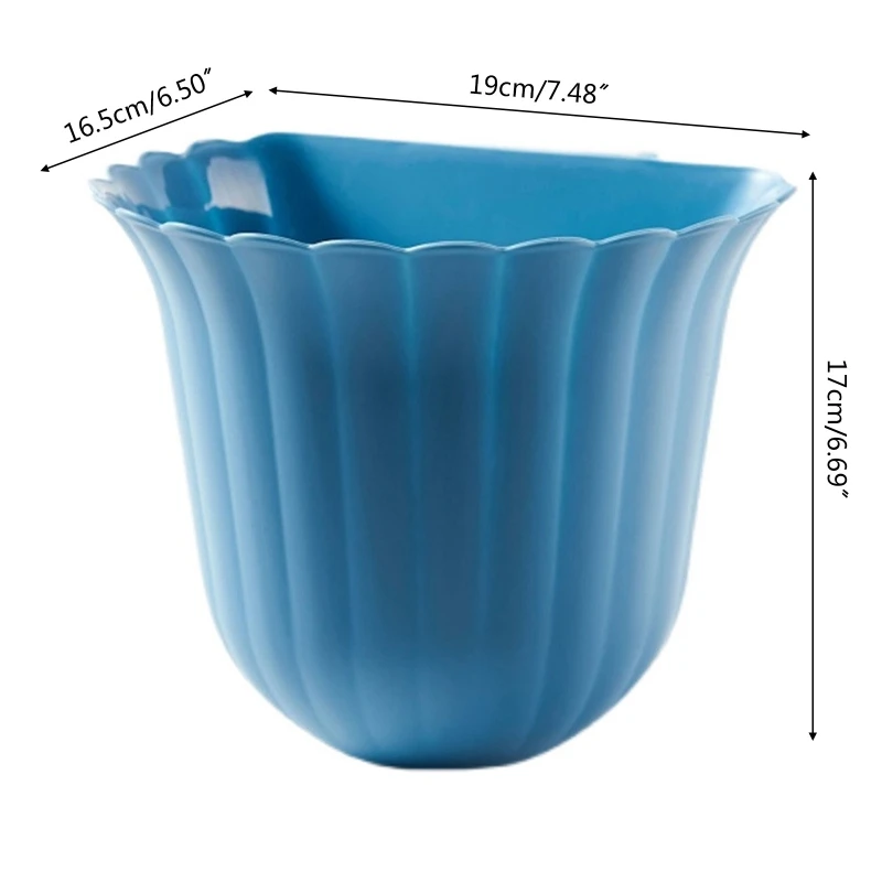 Over The Cabinet Kitchen Trash Can Flower Shape Cabinet Door Hanging Dustbin Creative Hanging Trash Can