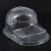 PVC Baseball Cap Display Box Dust-proof Curved Hat Storage Plastic Transparent Cover Flat Brim Hat Display Case 3