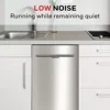 18 Inch Dishwasher with 8 Place settings, 6 Washing Programs, Stainless Steel Tub, UL/Energy Star- Stainless Steel 6