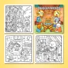 SNUGGLY FRIENDS Bold-easy Patterns Coloring Book for Adults Cute Drawing Book Perfect Gift for Party and Birthday 4