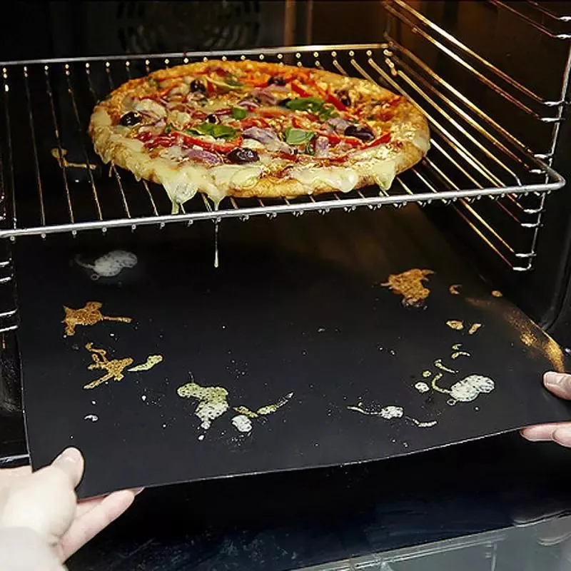 44x33cm Reusable Non-stick BBQ Grill Mat 0.08mm Thick PTFE Barbecue Baking Liners Cook Pad Microwave Oven Tool grill mat
