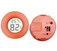 Thermomètre congélateur Sauna thermo-hygromètre thermomètres numériques liquide réfrigérateur détecteur rond Mini Portable numéro cristal 2