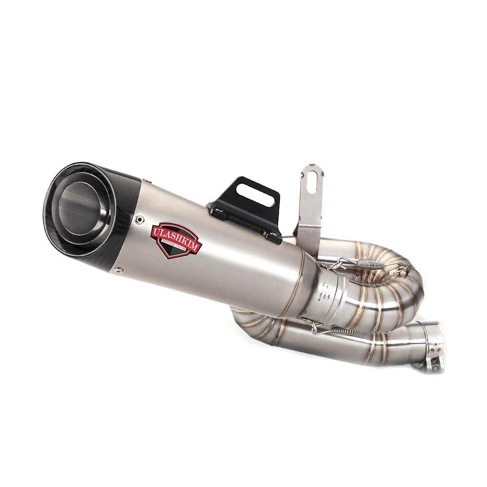 Motorcycle Exhuatst system Header Pipe For TRIUMPH 765 Titanium Alloy Muffler Exhaust Stainless Steel Rotary Middle Section - Image 2