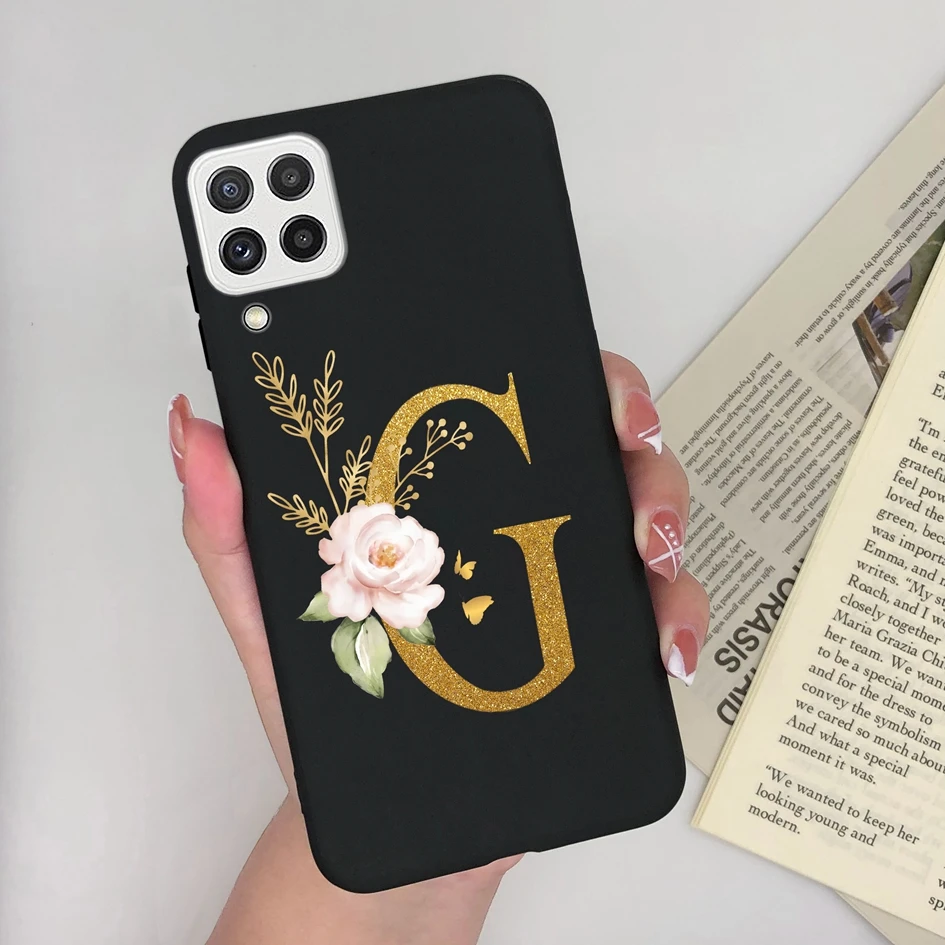 Luxury Pink Silicone Soft TPU Phone Case - Protective Back Cover with A-Z Letters