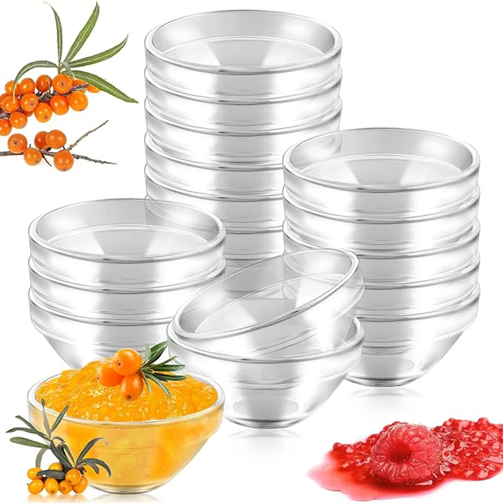 MamboCat Cazuela - Set Di 12 Ciotoline In Argilla Fatte A Mano, 70ml - Ideali Per Tapas, Salse, Dessert E Finger Food - Motivo Mediterraneo Vintage - 2