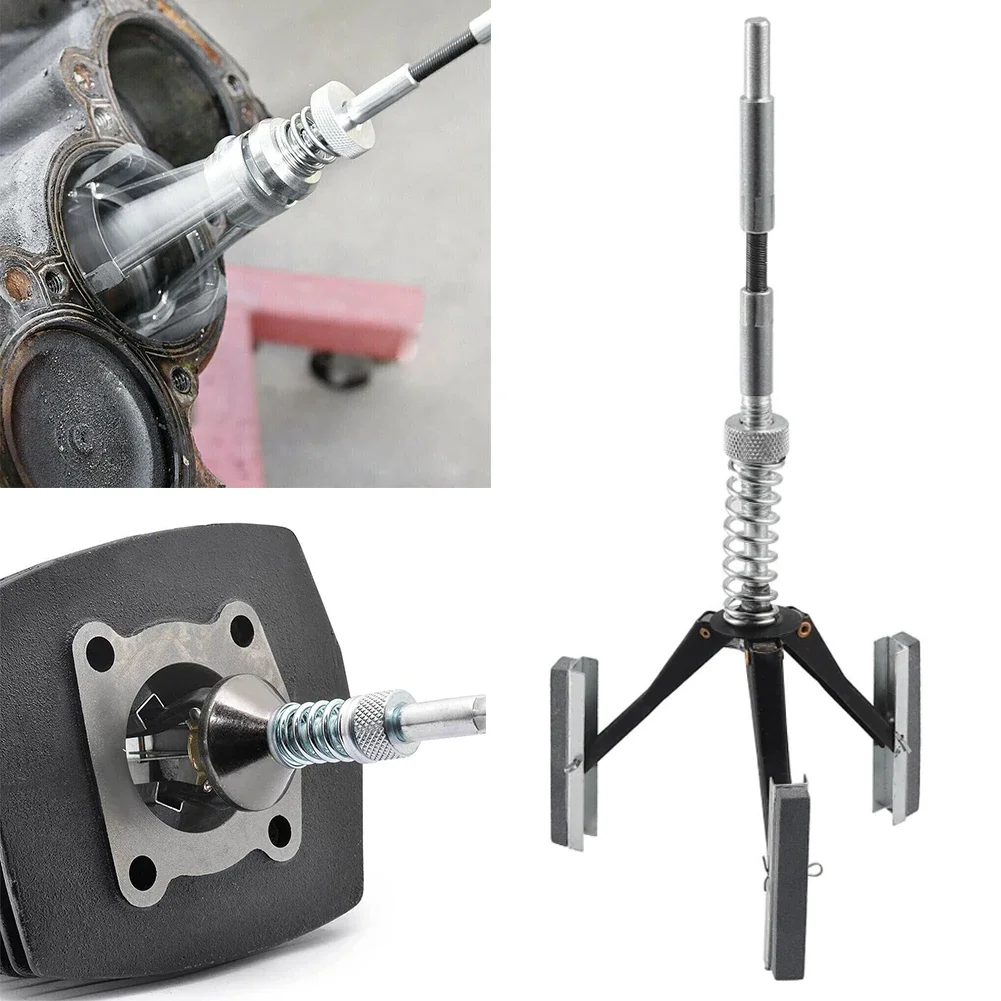 Cylinder Hone Tool Three-jaw Cylinder Sander Car Engine Cylinder Honing Tool Adjustable Brake Burnisher Hone Grinding Holes Friction