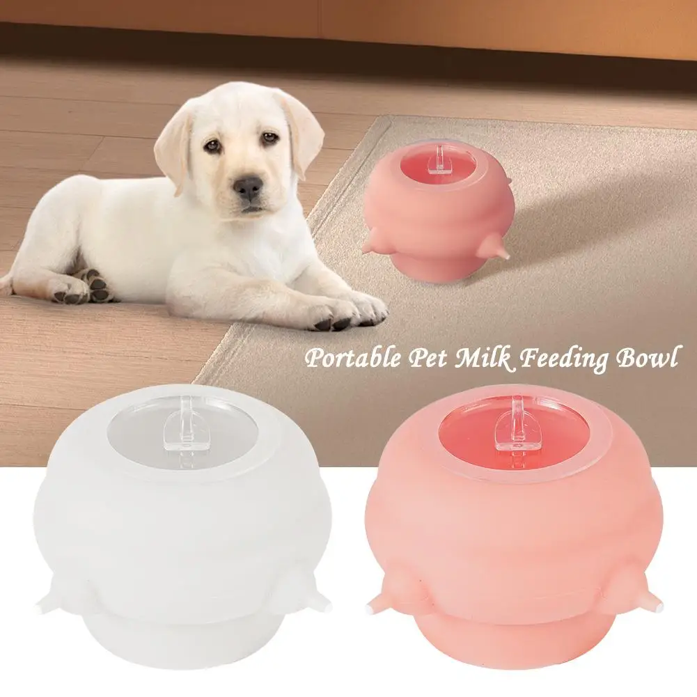 

Silicone Puppy Feeder 200ml Silicone Puppy Pet Milk Silicone Feeder Station Food Bowl Grade Feeding Puppy Nursing Kitten Mi U7U6