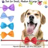 1pcs Pet Dog Tie Pets Bowknot Collars Grooming for Puppy Cat Dogs Necklace Bow Tie Adjustable Strap Pet Accessories 1