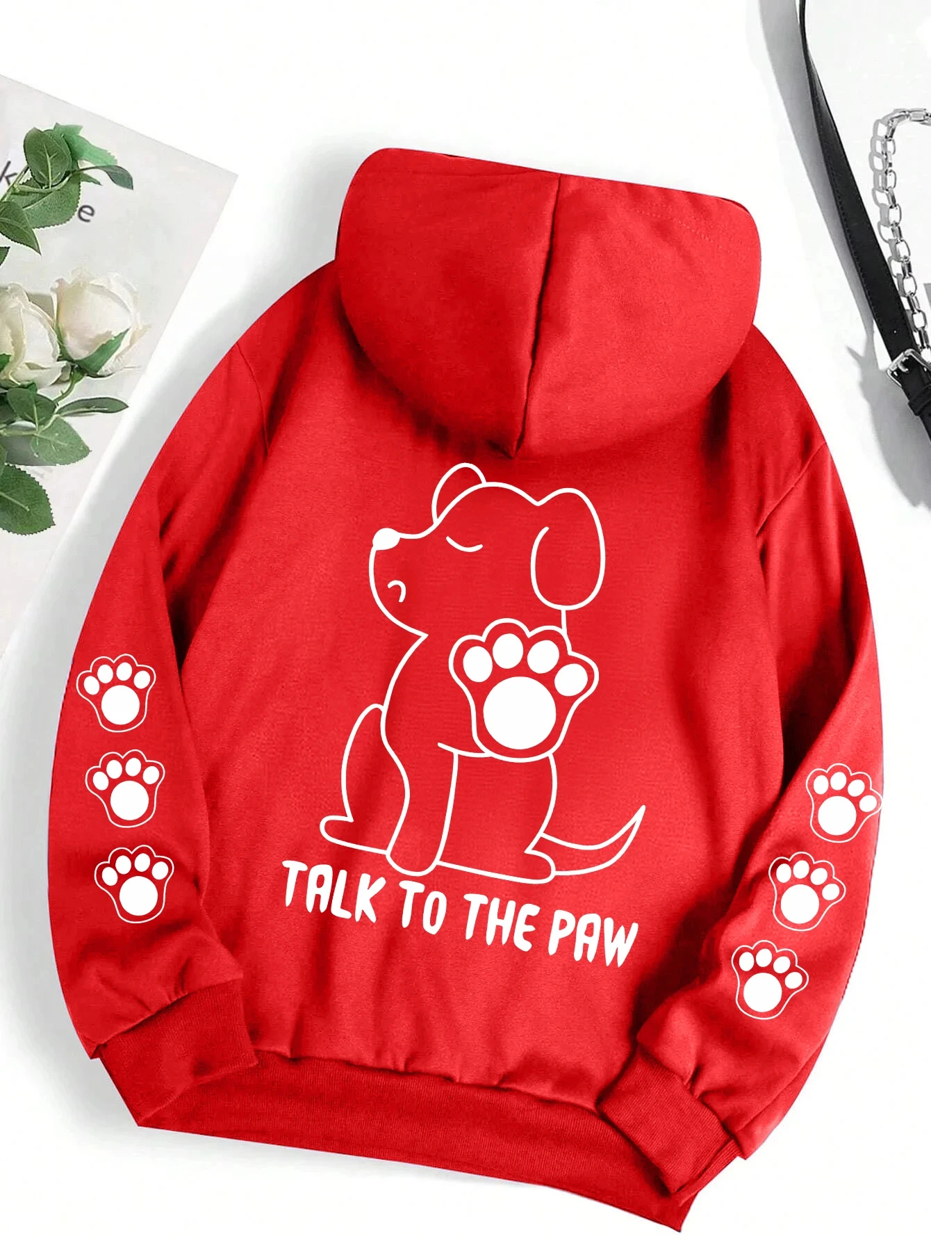 Talk To Paw Hoodie 11