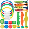 Summer Children Swimming Octopus Pool Diving Toys Water Sports Water Play Toys Diving Stick Gem Set Underwater Grabbing Toys DDJ 3