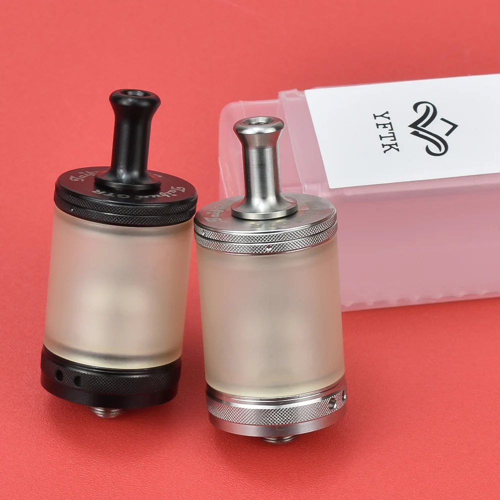 

YFTK Taifun GTR RTA 23mm Single Coil mtl rta 4ml capacity 316 SS Rebuildable Vaporizer Vape Tank 510 thread E-Cigarette atomizer