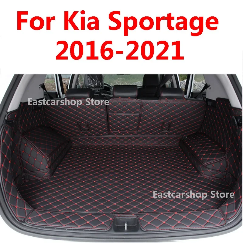 

For Kia Sportage 4 QL 2021 2020 2019 Car All Inclusive Rear Trunk Mat Car Boot Liner Tray Rear Trunk Cover 2018 2017 2016