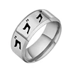 AsJerlya Fashion Anime Style Cosplay Jewelry Stainless Steel JOJOS BIZARRE ADVENTURE Cosplay Ring Anniversary Gift Party Jewelry 4