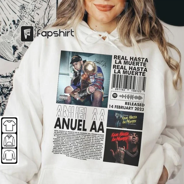 Camisa Anuel AA Hip Hop, Camisa Anuel AA Vintage 90s', Camiseta Anuel AA,  Camisa Anuel aa Merch, Sudadera Anuel aa -  España