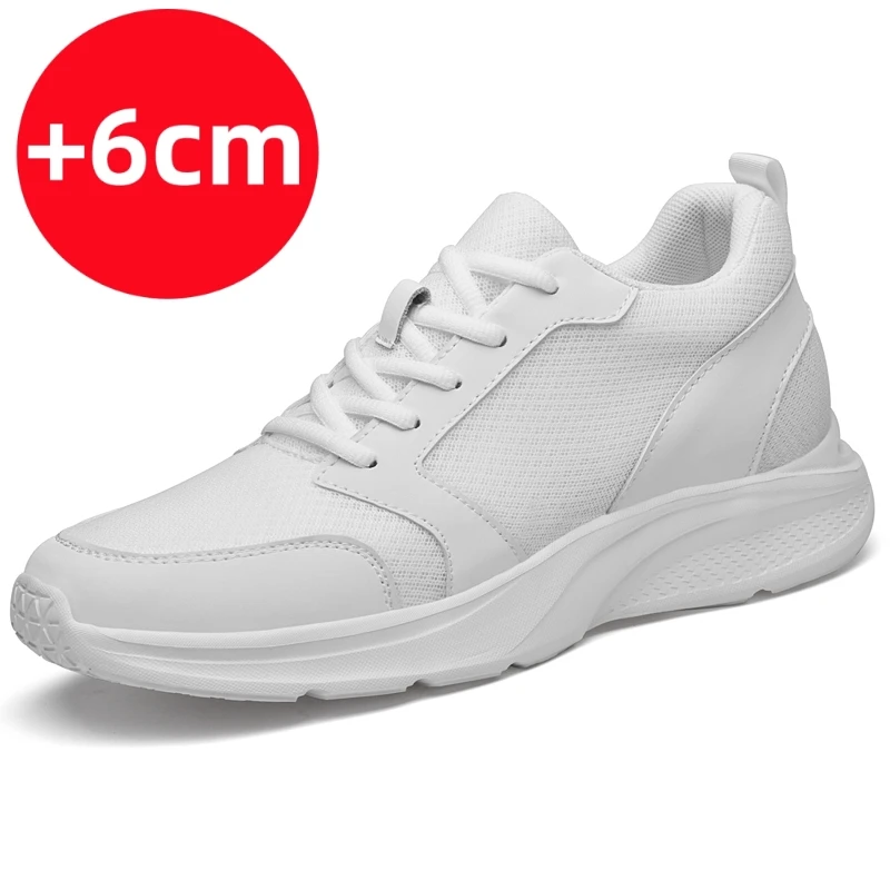 

Lace-Up Male Shoes Breathable Men Genuine Leather Casual Shoes Fashion Men Sneakers Comfortable Hot Sale for Men Elevator Shoes