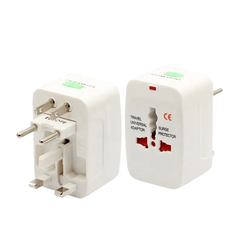 

Universal Travel Adapter All-in-one International World Travel AC Power Converter Plug Adaptor Socket Eu Uk Us Au