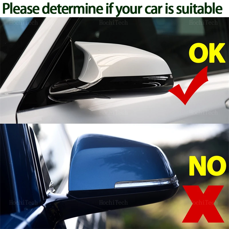 Performance Rearview Caps Wings Mirror Covers For BMW F30 F31 / F20 F21 / F32 F33 F36 In Mirrors - Foto 3