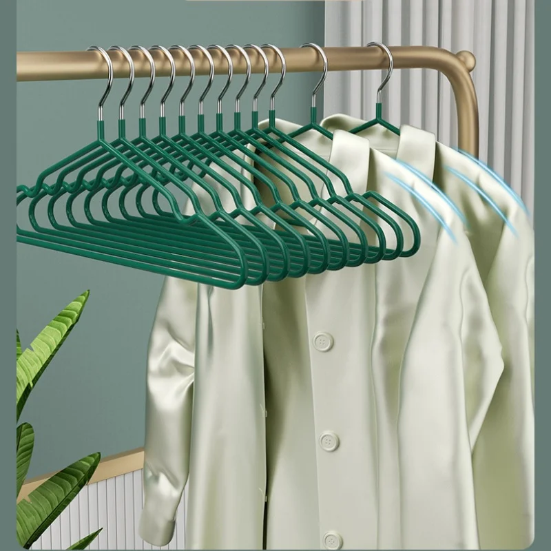 Non Slip Hangers Durable Duty Hangers No Shoulder Bump Suit Laundry Hangers Space Saving Adult Clothes Hangers 10pcs clothes hanger