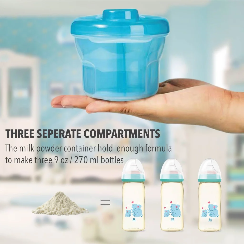1PCS 3 Layer Travel Portable Storage Box For Infant Baby Milk Powder Formula Dispenser Food Container Storage Feeding Food Box