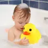 1/2 Pcs Rubber Duck 10.2 Inch Duck Toy Giant Rubber Duck Large Rubber Ducky Toy Squeaky Big Yellow Rubber Ducks 6