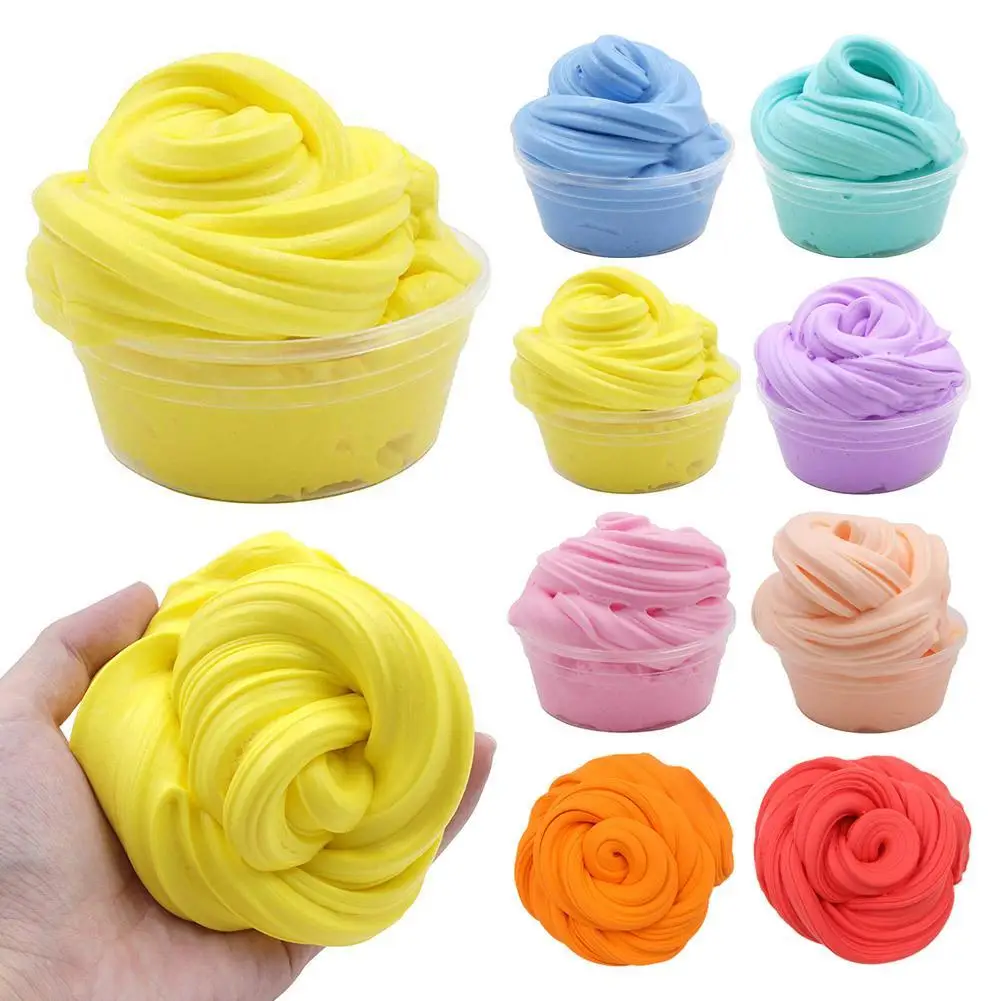 DIY Slime Supplies Fruit Slime Aromatherapy Pressure oft Clay Plasticine Charms Accessories Cloud Mud Fluffy Toy slime kit,fluffy slime