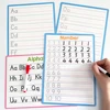 4PCS Children Number & Alphabet Dry Erase Board handwriting board Double Sided Durable Portable Whiteboards for school classroom 1