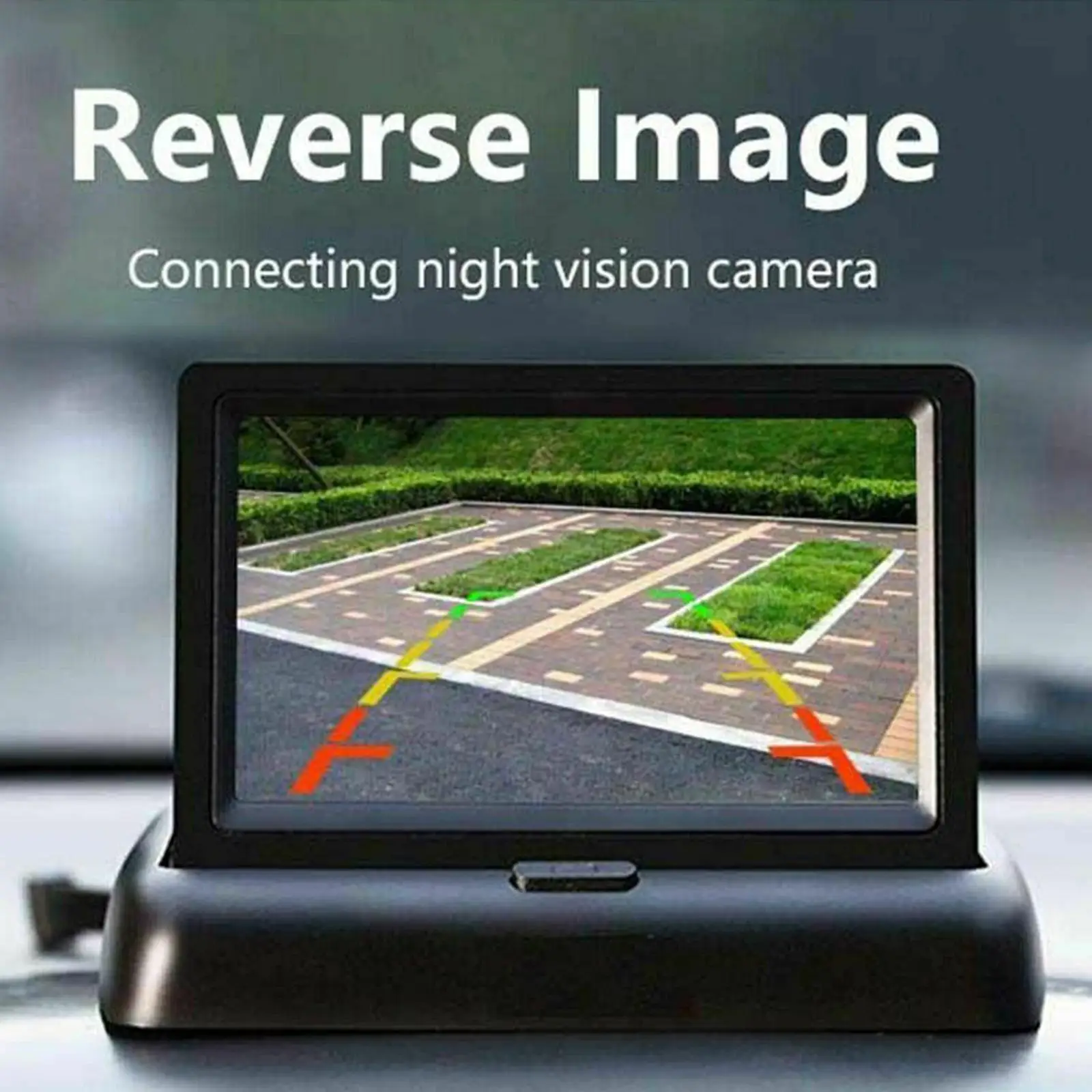 Car Rear View Camera Reversing Parking System Kit 4.3" inch TFT LCD Rearview Monitor Night Vision Backup Camera car rear view camera car parking monitor