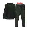 Green baby boy set