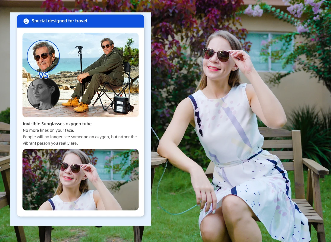 NewestTypeNasalCannulaOxygenTherapyglassesEyeglassesForOxygen