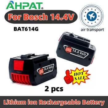 14.4V Rechargeable Battery 6.0Ah for Bosch 14.4V Power Tool BAT614G DDS180 Replacement 6.0Ah Battery 18650 Lithium-Iion