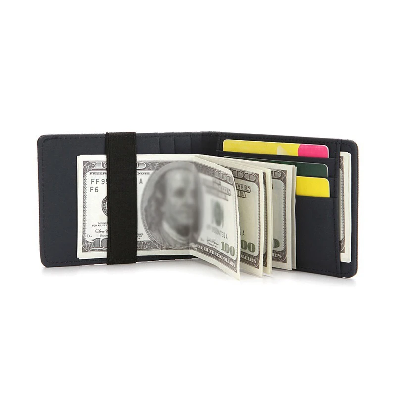 Pu Leather Card Holders Men Wallet Mini Credit Card Wallet Purse Women Slim Soft Thin Small Bags
