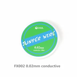 Ultrafine Jumper Wire for Mobile Phone Repair - Insulative and Conductive Superfine Flying Line (0.02mm conductive)