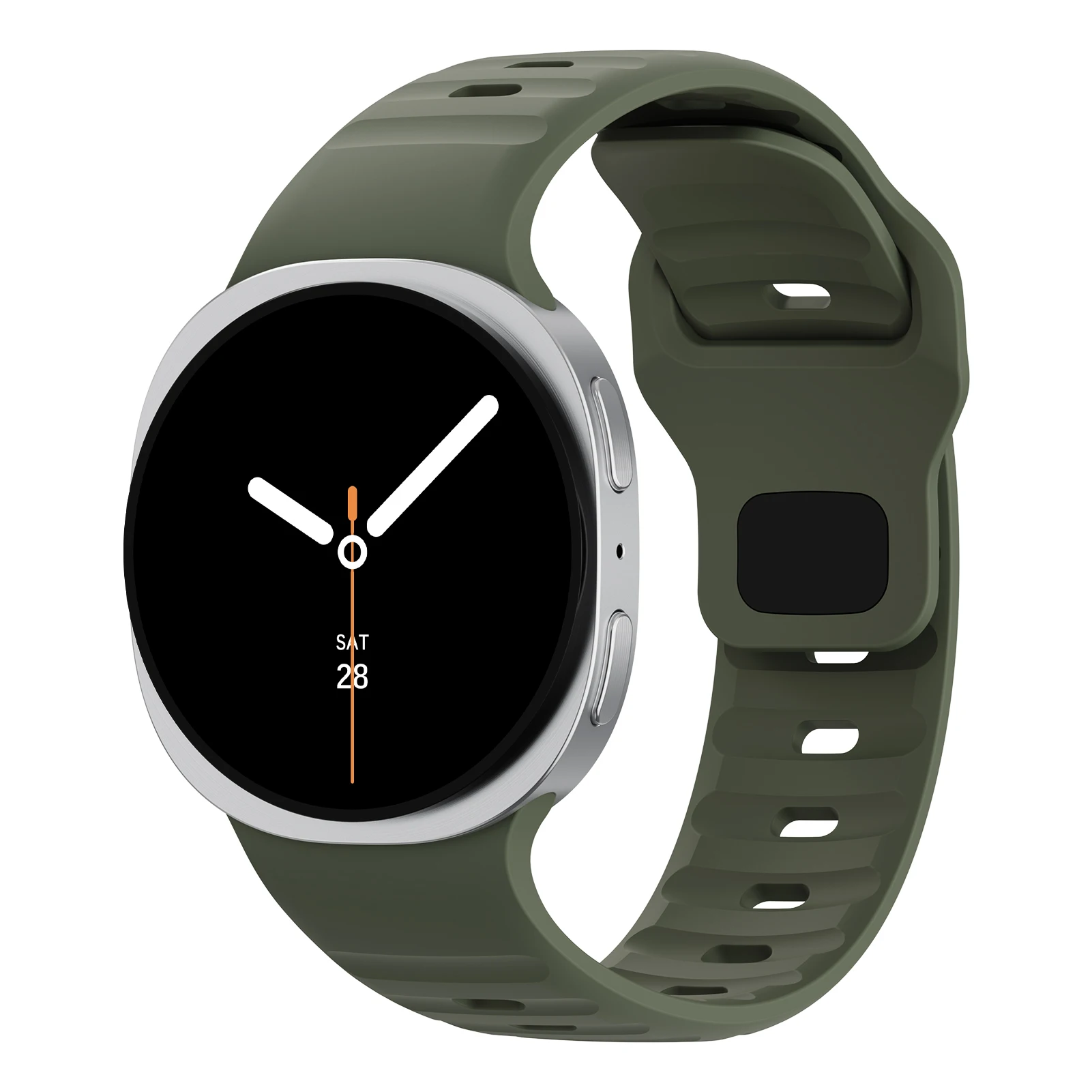 Rugged Silicone Sport Band - Enhanced Strap