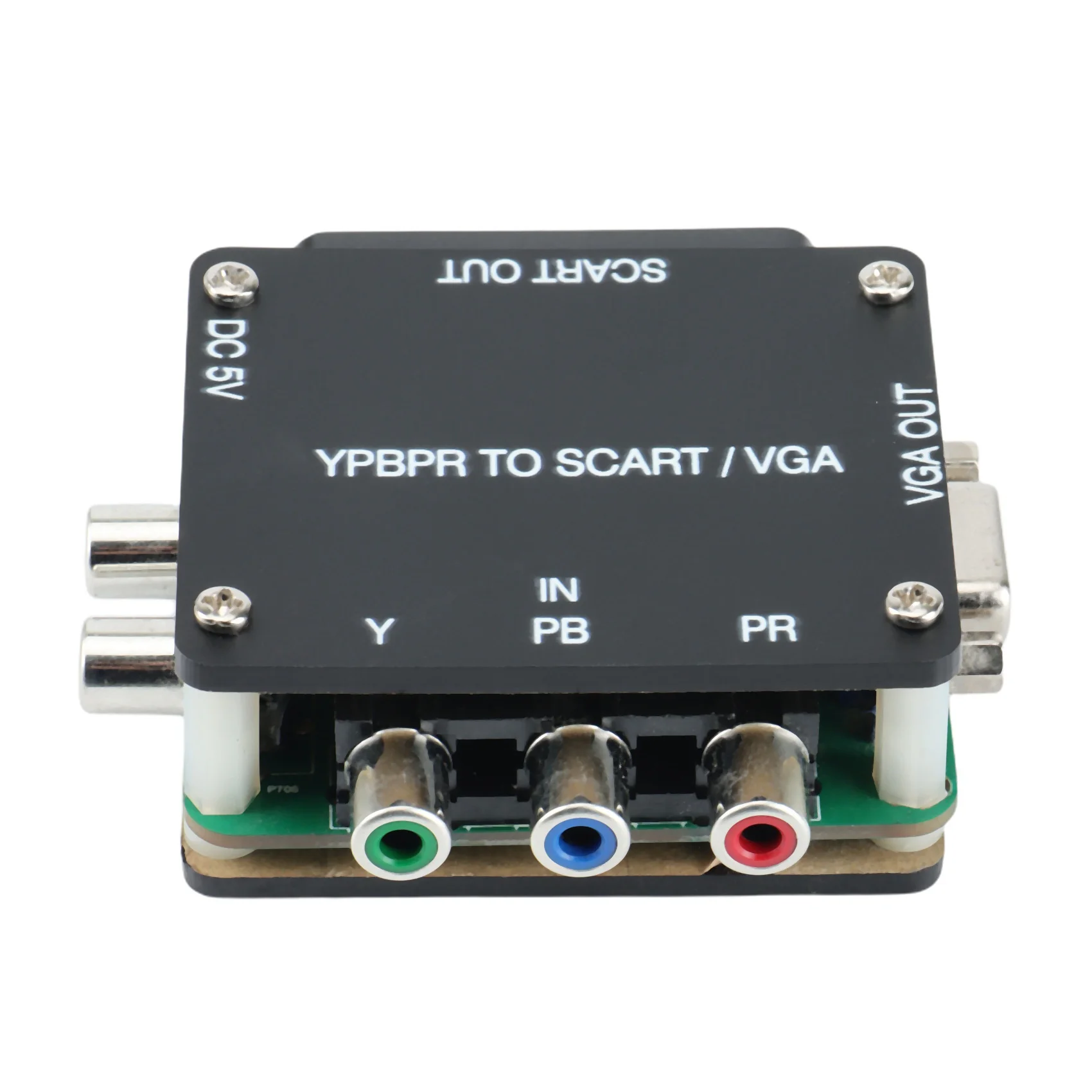 

YUV TO RGBS YPBPR to SCART YPBPR TO VGA Component Transcoder Converter Game Console, RGBS to Color Difference Component