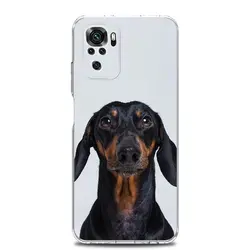 Custodia per telefono con design chiaro di Dachshund Sausage Dog
