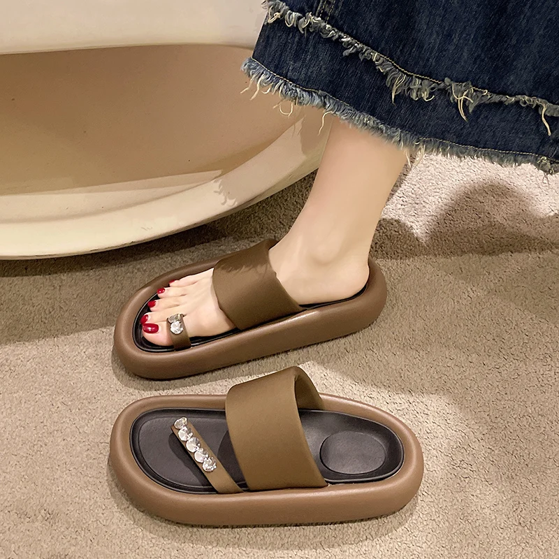 

Шлепанцы женские резиновые, сланцы для дома, пляжная обувь на платформе, тапки в гавайском стиле ретро, скандалы из искусственной кожи, римские сандалии