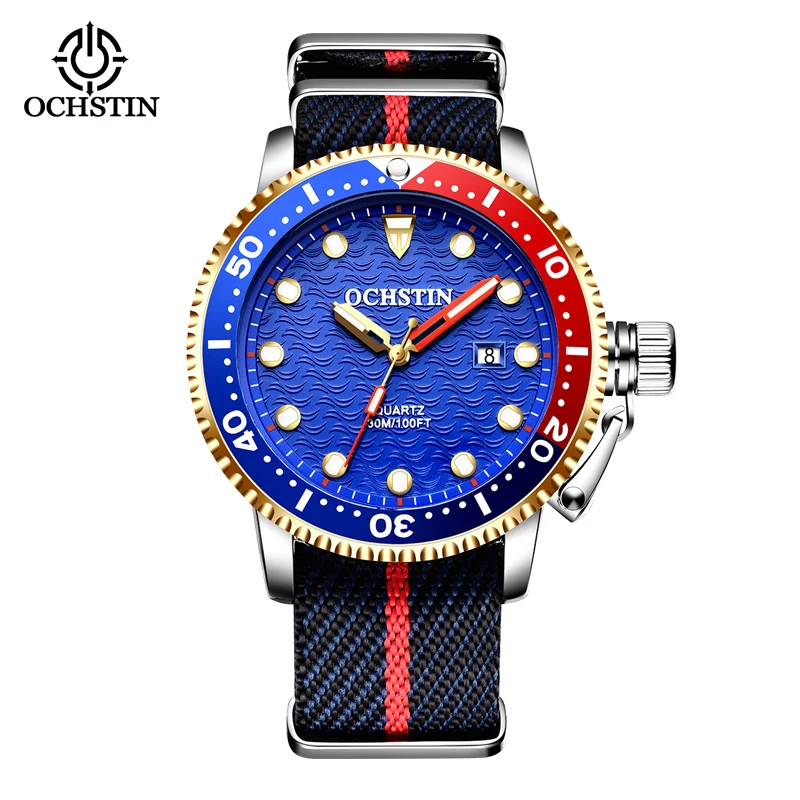 Men's personality business watch waterproof calendar luminous multifunctional business watch multiple color options masculinity