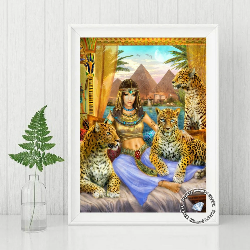 Peinture diamant thème néfertiti de la reine égyptienne 5D, à faire  soi-même, perceuses complètes, mosaïque, points de croix, strass,  décoration artisanale pour la maison - AliExpress, image size:1000x1000