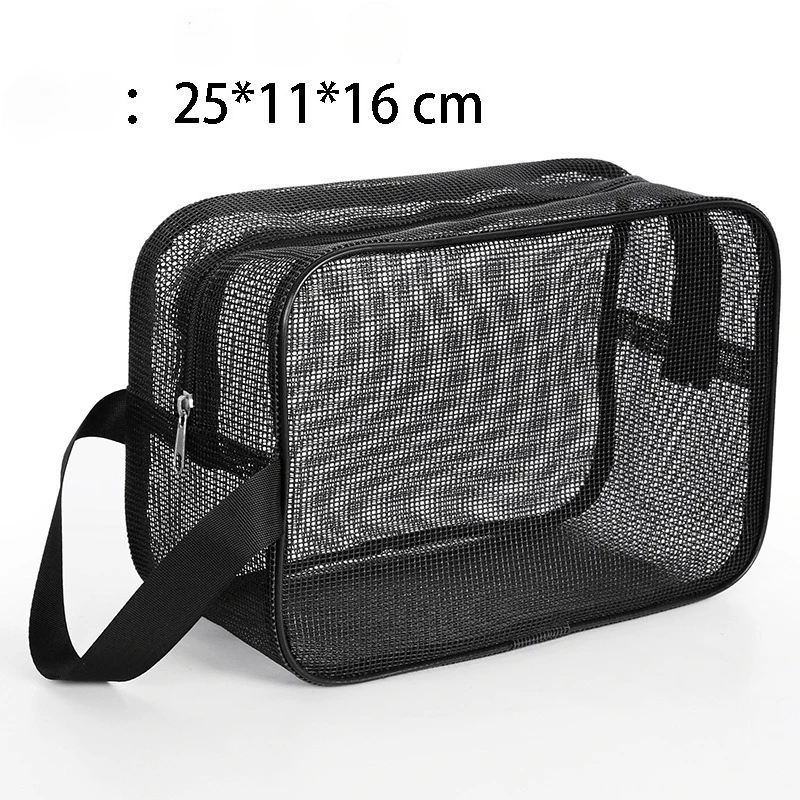 Portable Mesh Toiletry Organizer with Large Capacity