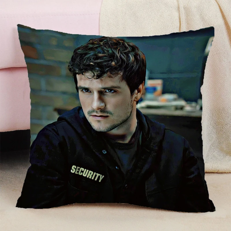 

Josh Hutcherson 50x50 Cushion Cover Luxury Home Decorations Pillows Covers for Decorative Cushions Sofa Pillowcase 40x40 Pillow