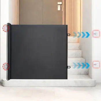 Retractable Mesh Baby and Pet Gate 1