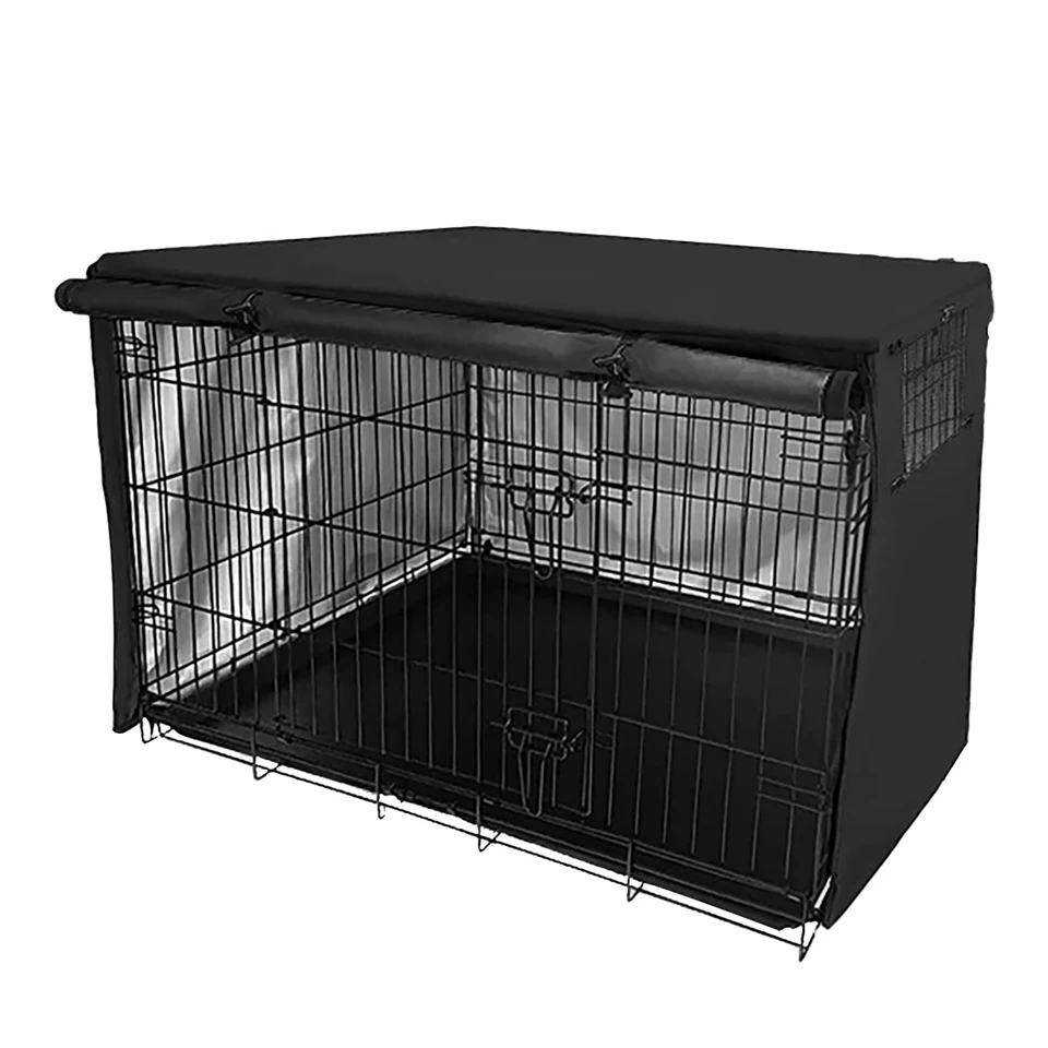 94x61x63cm Interior Exterior Funda Para Jaula De Perro - Poliéster 600D  Impermeable, 94x61x63 Cm, Para Interior Y Exterior Cubiertas Para Jaulas  Para Perros, image size:960x960