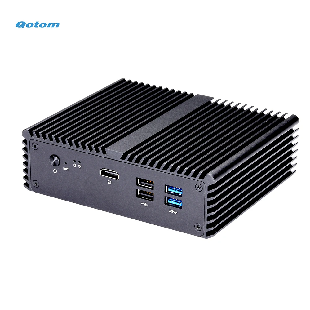 Qotom-Mini PC J4125, 5x, Intel 2.5G LAN, Façades Core/ N4000, Touriste Core, Throne Sense Router, Firewall