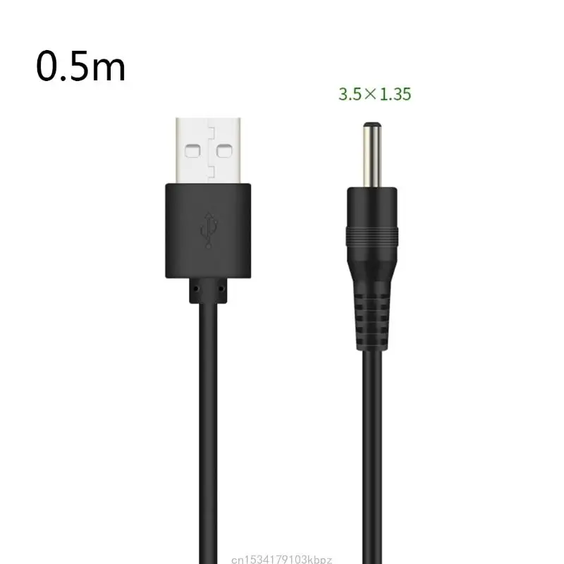 Universal USB to DC Power Supply Cable Adapter, Multisize Connector