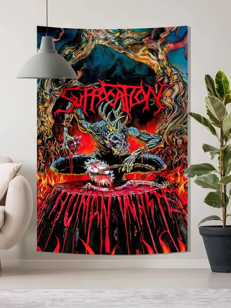 Description Picture 6 of itemRed Tapestry Flag Banners Wall Tapestry Yoga Home Decoration Bedroom Colored Tapestry Aesthetic Macrame Wall Hanging