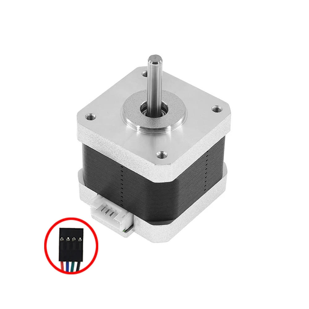 3D 프린터 CNC 타각기 스텝퍼 모터, 42 스텝퍼 모터, 17HS4401, 17HS4401S, 2 상, 4 라인, 38mm, 높은 DC3.6 V